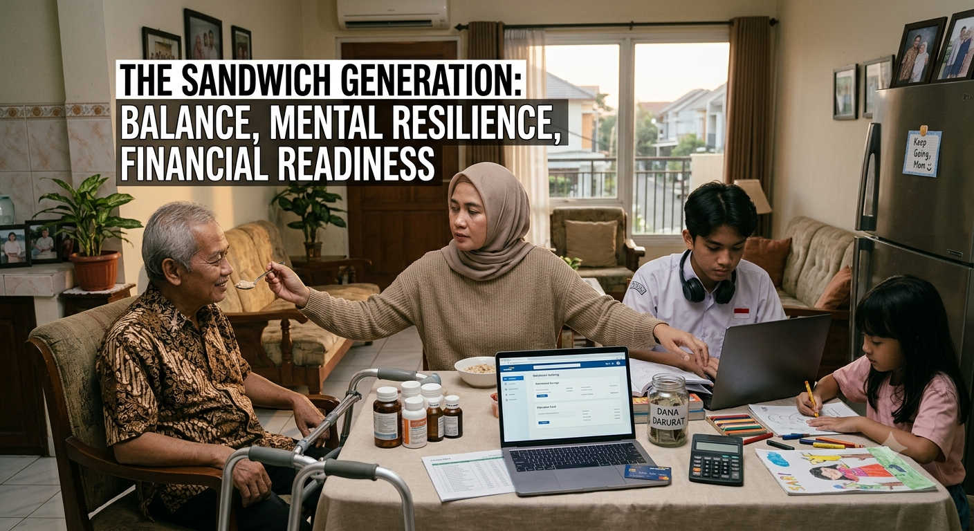Sandwich Generation: Antara Tanggung Jawab, Ketahanan Mental, dan Kesiapan Finansial